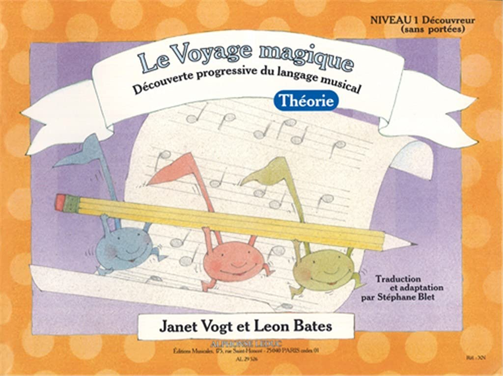 Bates : le voyage magique - niveau 1 decouvreur - theorie 1 (sans portees)