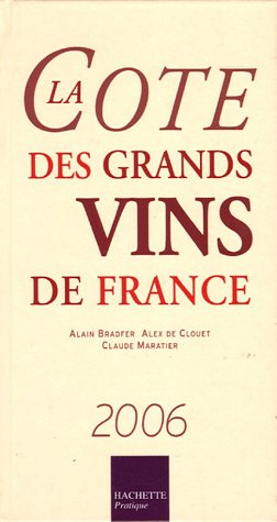la cote des grands vins de france