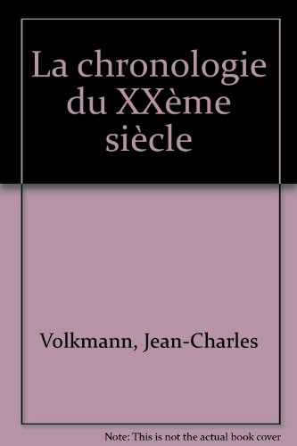 Chronologie du XXe siècle