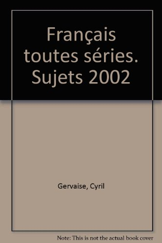 Français : toutes séries