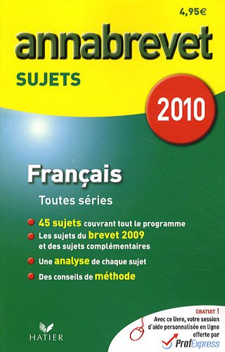 Français, séries générale, technologique et professionnelle