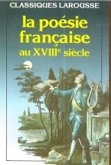 la poesie francaise au xviiieme siecle