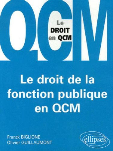 Le droit de la fonction publique en QCM