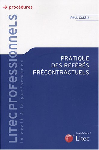 Pratique des référés précontractuels
