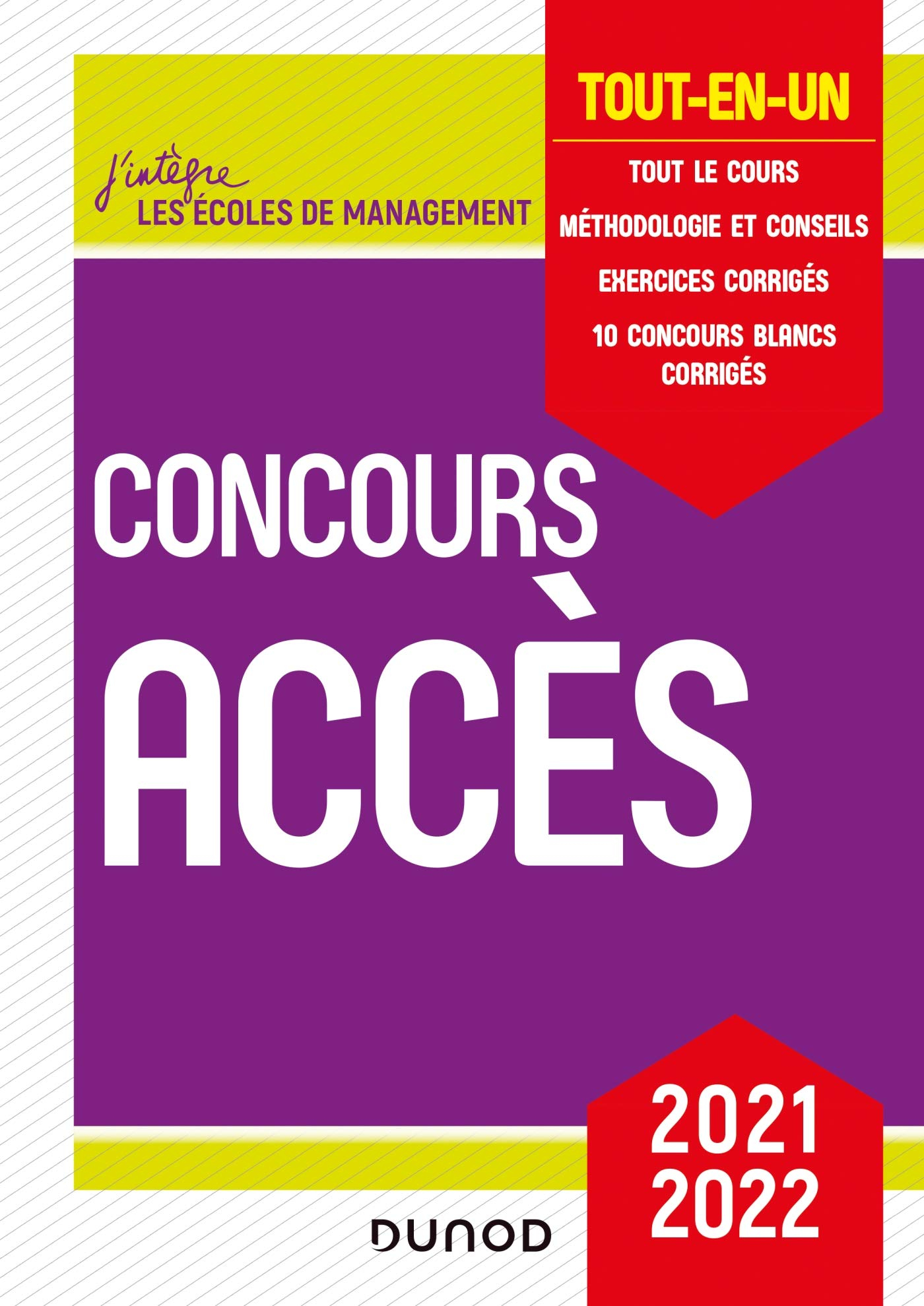Concours Accès : tout-en-un : 2021-2022
