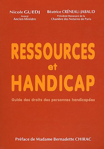 ressources et handicap : guide des droits des personnes handicapées