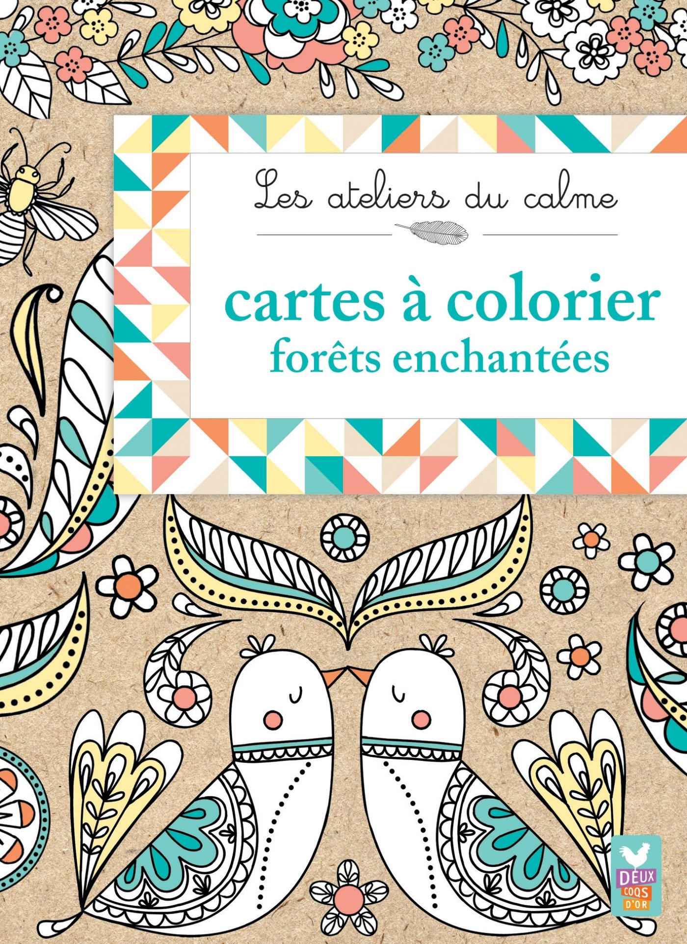 Forêts enchantées : cartes à colorier