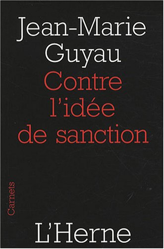 Contre l'idée de sanction