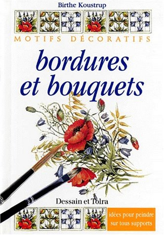 motifs decoratifs : bordures et bouquets - idées pour peindre sur tous supports