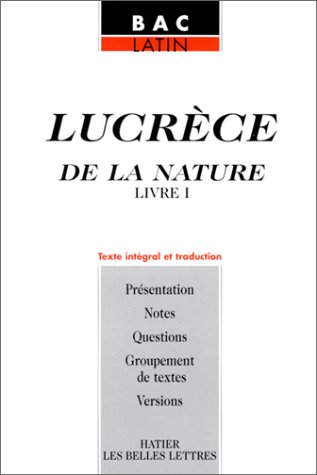 De la nature : livre 1