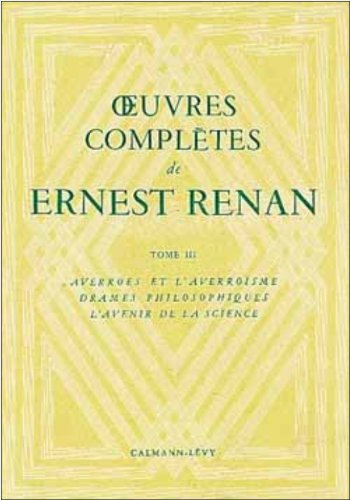 oeuvres complètes, tome iii : oeuvres philosophiques