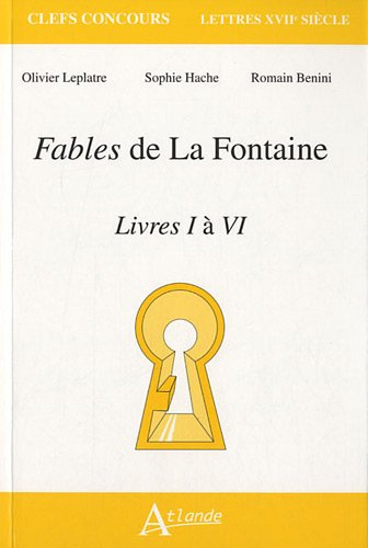 Fables de La Fontaine, livres I à VI