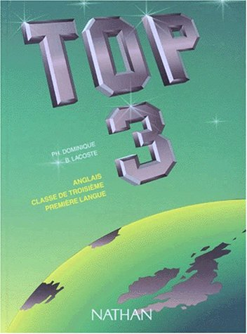 Top 3 : anglais, classe de troisième, première langue