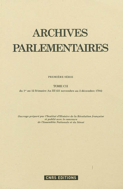 Archives parlementaires de 1787 à 1860 : recueil complet des débats législatifs et politiques des Ch