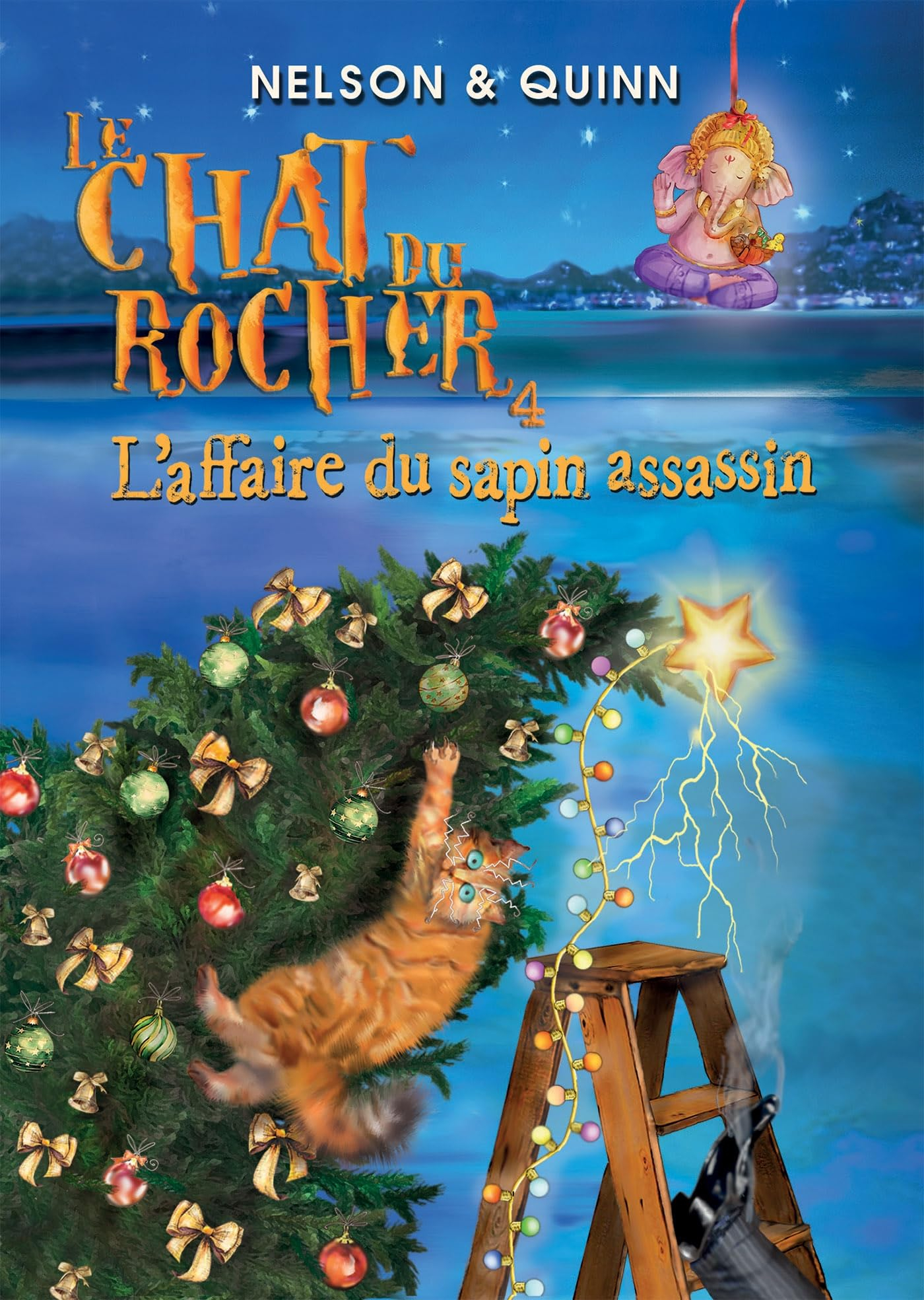 LE CHAT DU ROCHER 4, L'affaire du sapin assassin : Un roman policier Cosy Mystery sur la Riviera