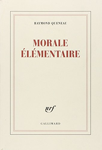 morale élémentaire