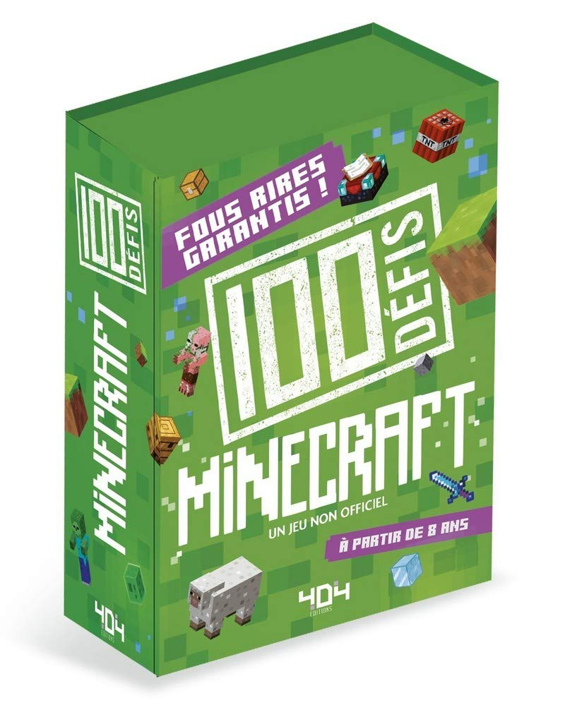 100 défis Minecraft : un jeu non officiel