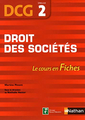 Droit des sociétés, DCG, épreuve 2 : le cours en fiches