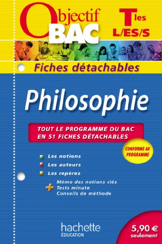 Philosophie terminales L, ES, S