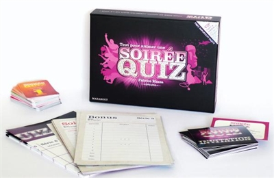 Tout pour animer une soirée quiz : les règles du jeu, les réponses aux questions et une série de con