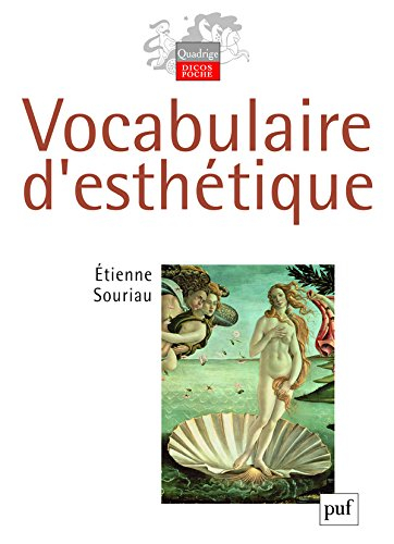 Vocabulaire d'esthétique