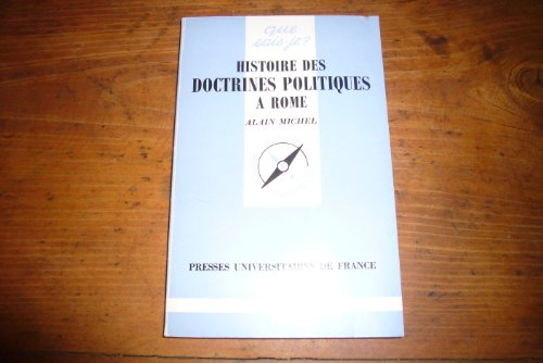 Histoire des doctrines politiques à Rome