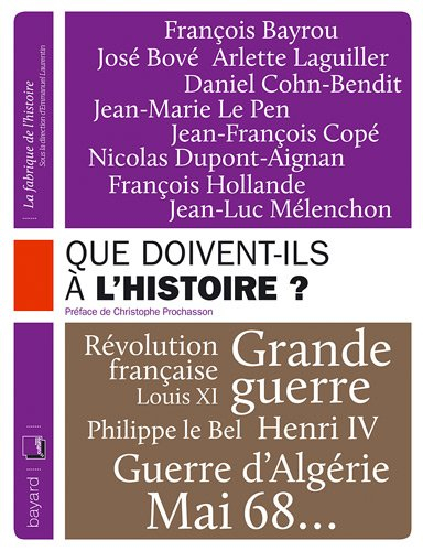 Que doivent-ils à l'histoire ?