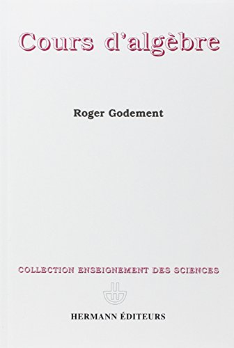 Cours d'algèbre