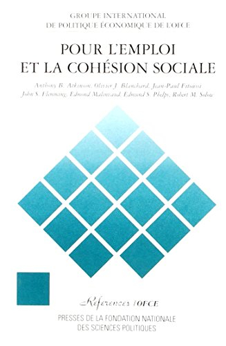 Pour l'emploi et la cohésion sociale