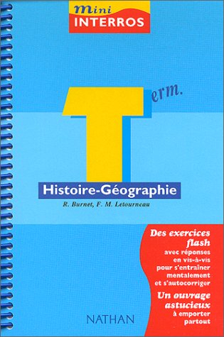 Histoire géographie, terminales
