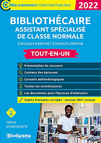 Bibliothécaire assistant spécialisé de classe normale : concours externe, concours interne, catégori