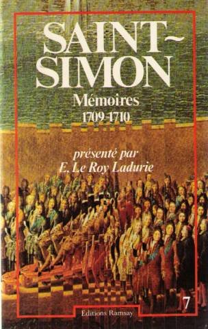 mémoires 1709 1710 tome 7