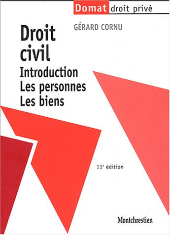 droit civil : introduction. les personnes. les biens