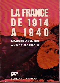 la france de 1914 a 1940                                                                      031497