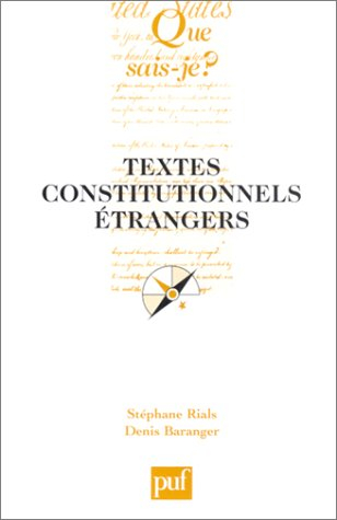 Textes constitutionnels étrangers