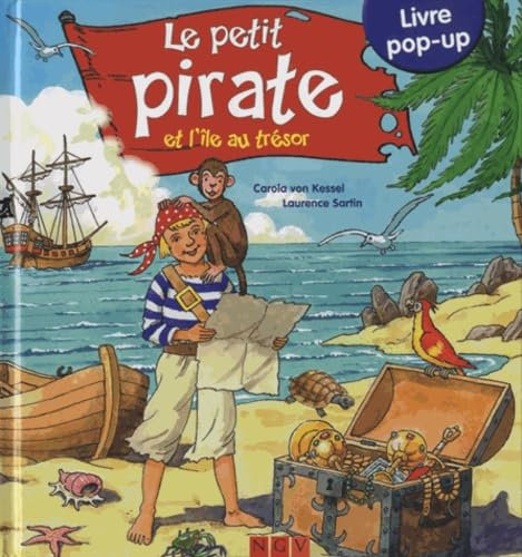 Le petit pirate et l'île au trésor : livre pop-up