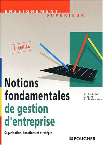 Notions fondamentales de gestion d'entreprise : organisation, fonctions et stratégie