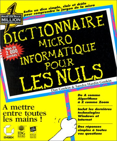 Dictionnaire micro-informatique, pour les nuls