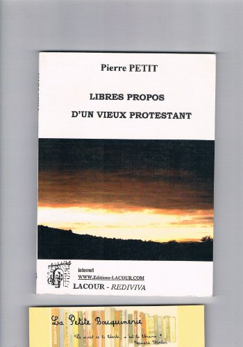 libres propos d'un vieux protestant