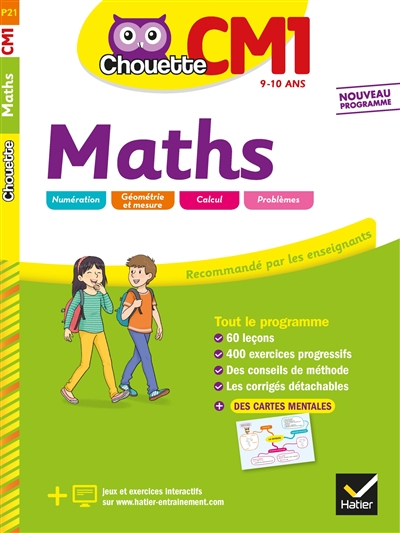 Maths CM1, 9-10 ans : nouveau programme