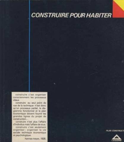 Construire pour habiter