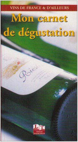 Mon carnet de dégustation