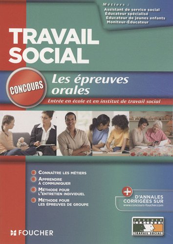 Epreuves orales, concours d'entrée, écoles et instituts : assistant de jeunes, éducateur de jeunes e