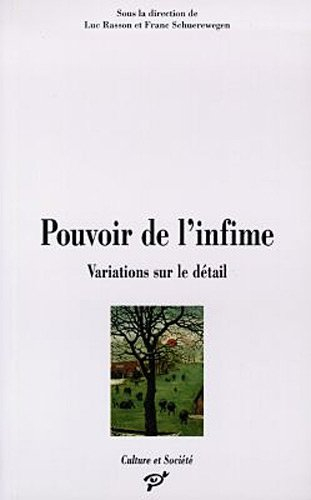 Pouvoir de l'infime : variations sur le détail : pour Raymond Mahieu