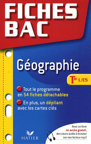 Géographie, Tle L, ES