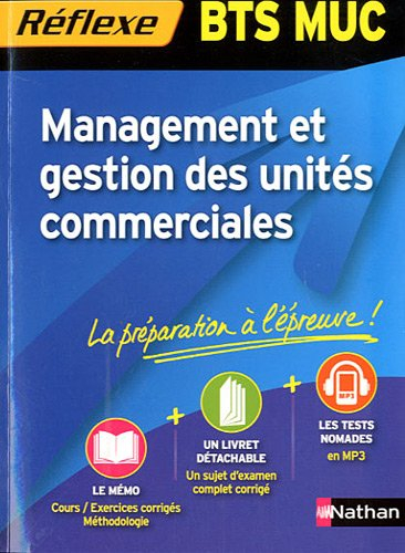 Management et gestion des unités commerciales : BTS MUC