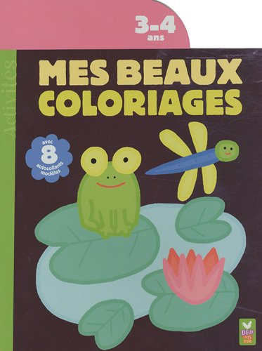 Mes beaux coloriages 3-4 ans : la grenouille