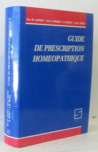 Guide de prescription homéopathique