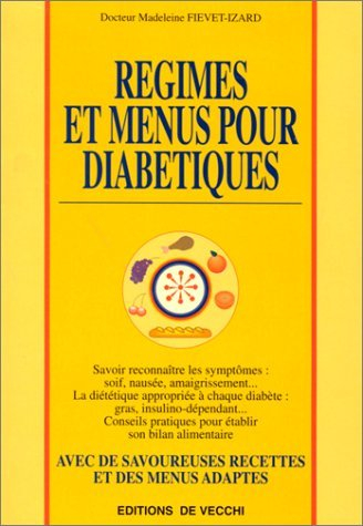 régimes et menus pour diabétiques