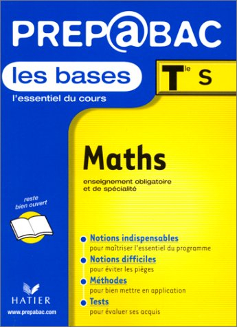 Mathématiques, cours, terminales S